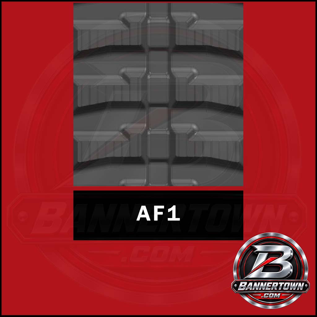 Rubber track pattern reference image AF1