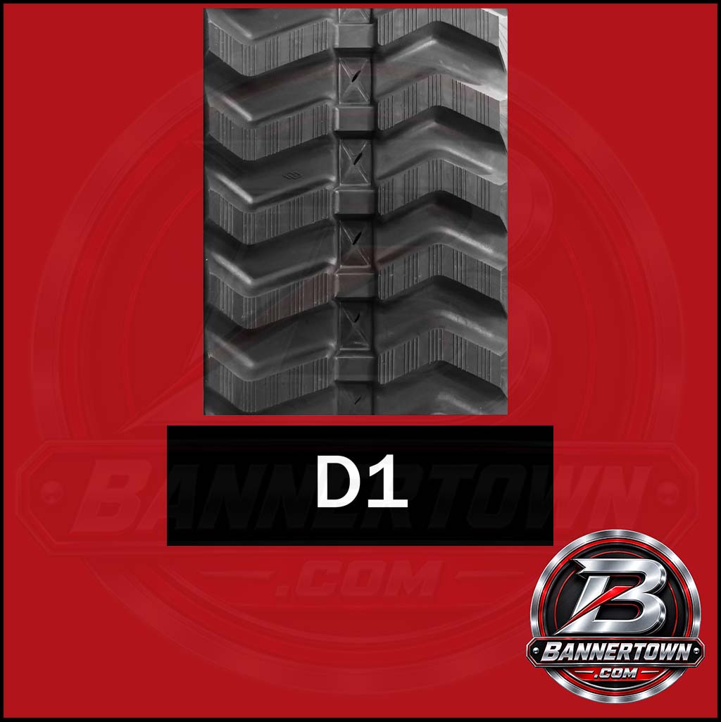 Rubber track pattern reference image D1