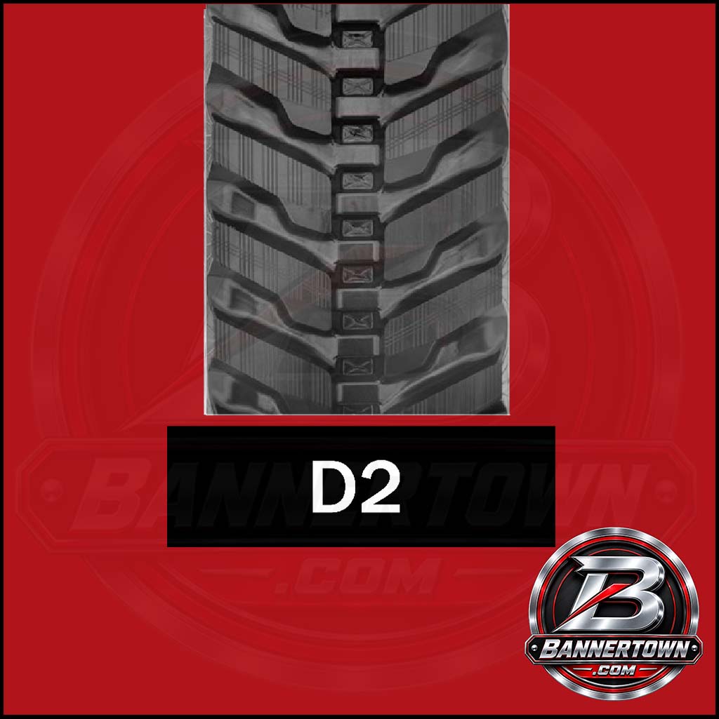Rubber track pattern reference image D2