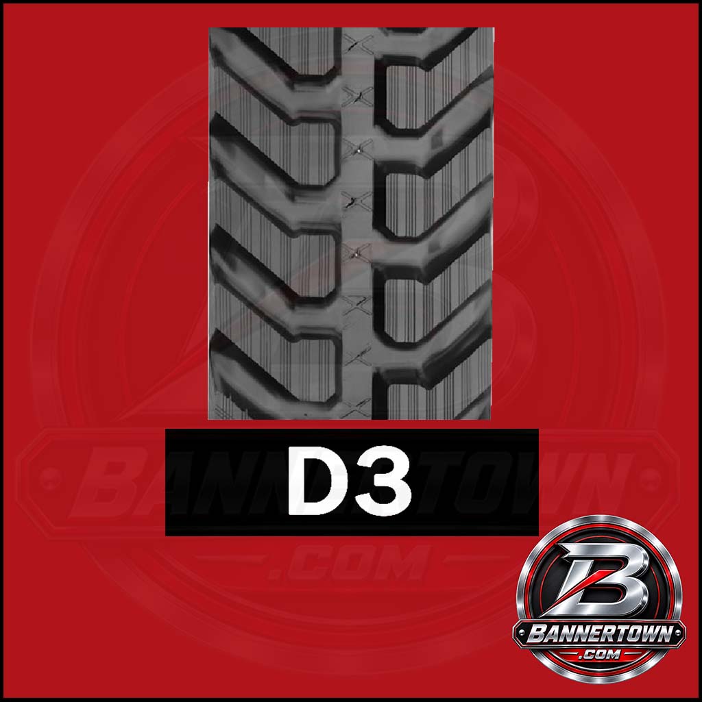 Rubber track pattern reference image D3