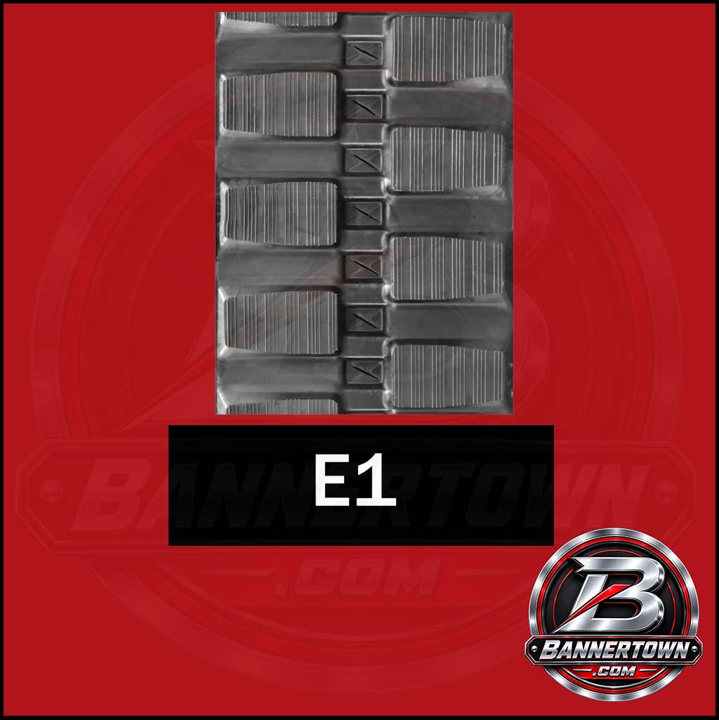 Rubber track pattern reference image E1